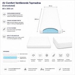 Air Comfort Topmadras 80 x 200 cm