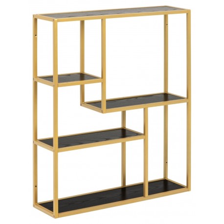 Seaford væghylde sort MDF 91 cm