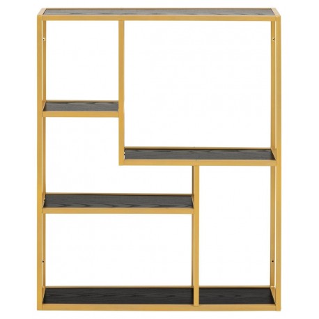 Seaford væghylde sort MDF 91 cm