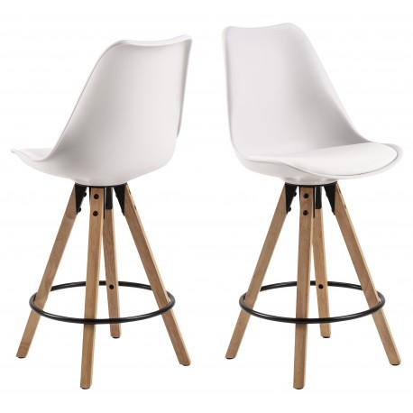 2 x Dima Counterstol hvid