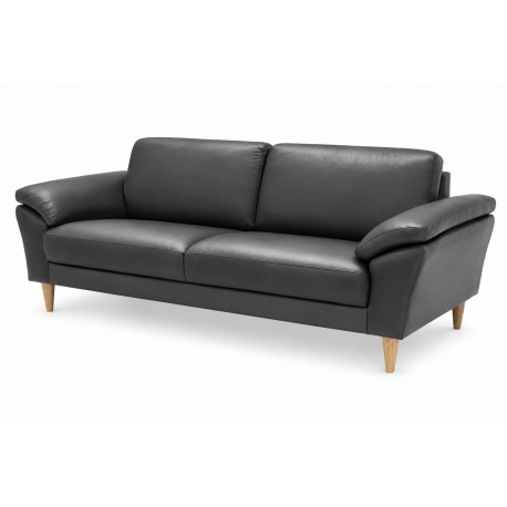 Kolding 3 pers lædersofa