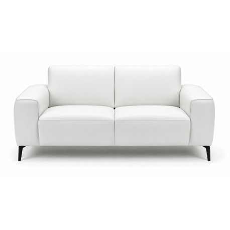 Assens hvid lædersofa