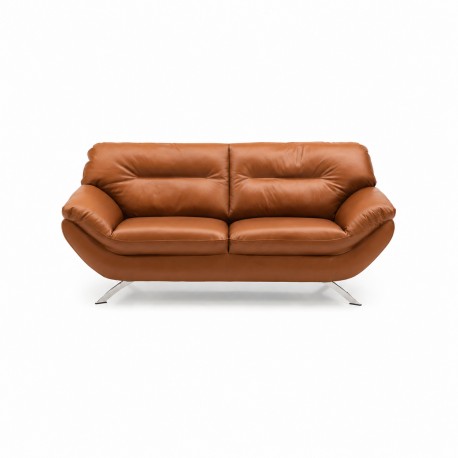 Taastrup 2 pers sofa semianilin læder