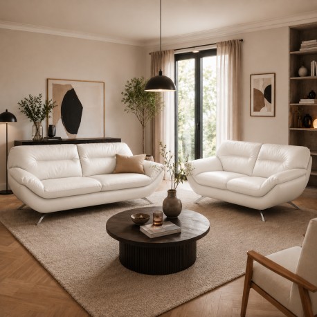 Taastrup 3 + 2 pers sofa soleda Læder
