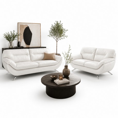 Taastrup 3 + 2 pers sofa soleda Læder