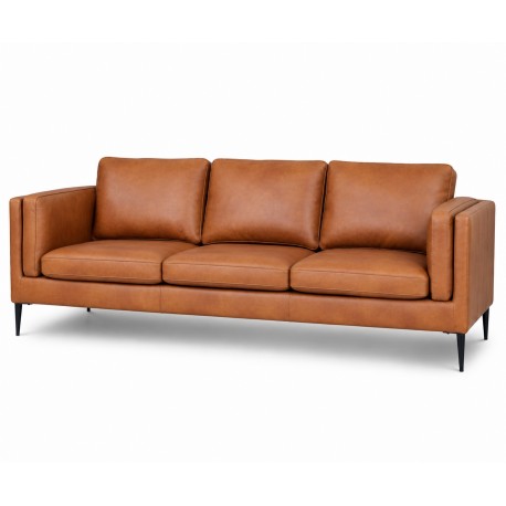 Valencia 3 pers. sofa læder Cognac
