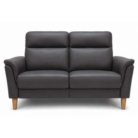 Sæby sofasæt Sort Lædersofa