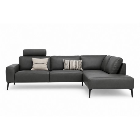 Copenhagen LæderHjørnesofa - Højrevendt