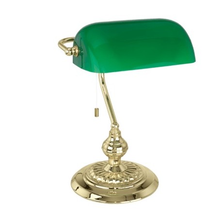 Retro bordlampe - Grøn
