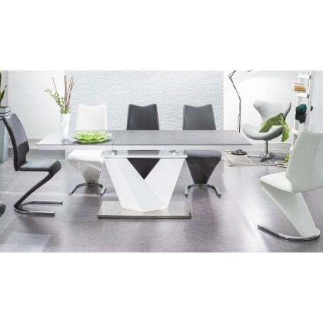 Modern spisebord 160x220 hvid