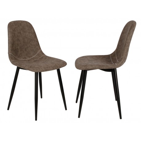 Thor spisebordstol i beige PU