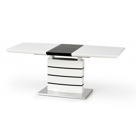 NORD spisebord hvid 140-180cm med 4 spisestole
