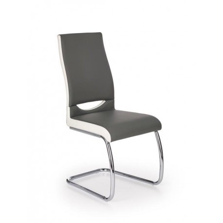MONACO spisebord hvid 160-220cm med 4 spisestole