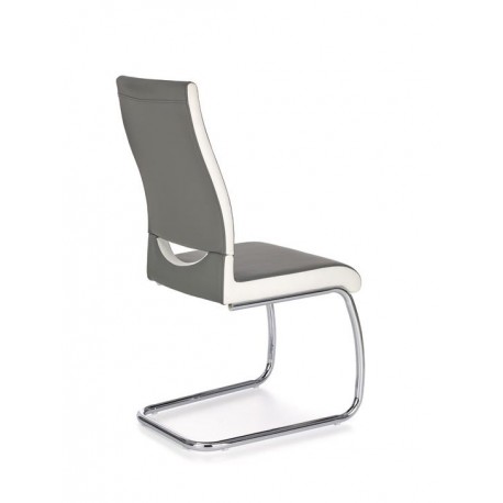 MONACO spisebord hvid 160-220cm med 4 spisestole
