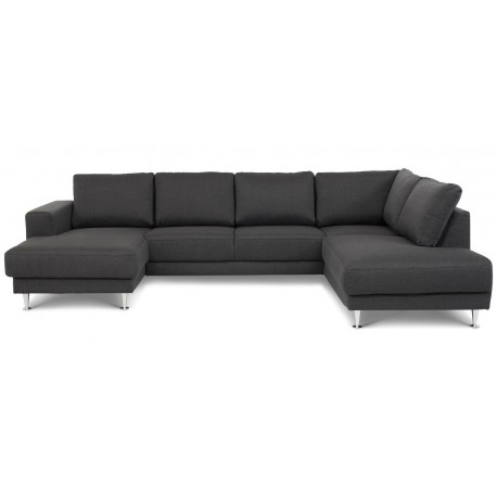 Mia U-sofa Venstrevendt Antracit Inari 96