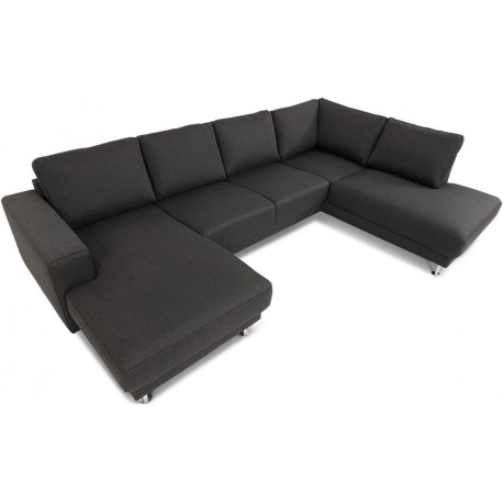 Mia U-sofa Venstrevendt Antracit Inari 96