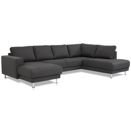 Mia U-sofa Venstrevendt Antracit Inari 96