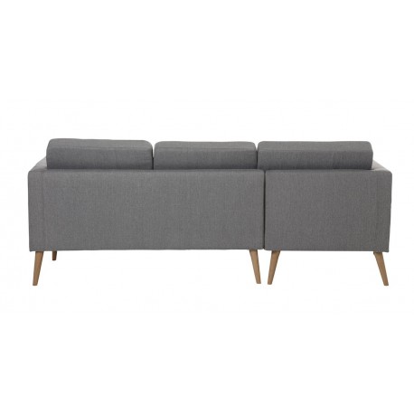 Novelty ch. sofa venstrevendt - Lysegrå Inari 91
