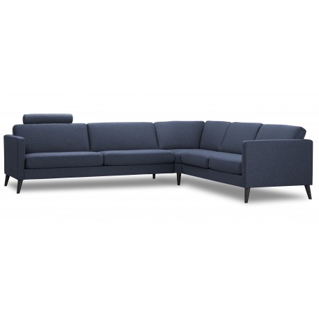 Ask hjørnesofa 300x269 cm Navy Blå