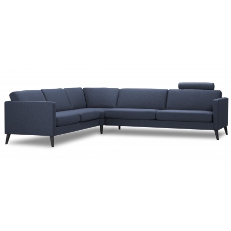 Ask hjørnesofa 269x300 cm Navy Blå