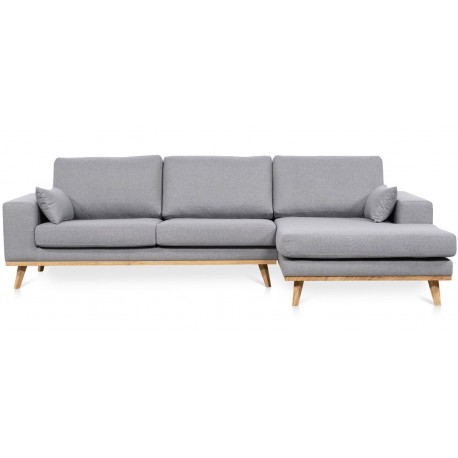 Genova chais. sofa højrevendt - Lysegrå Inari 91 OUTLET