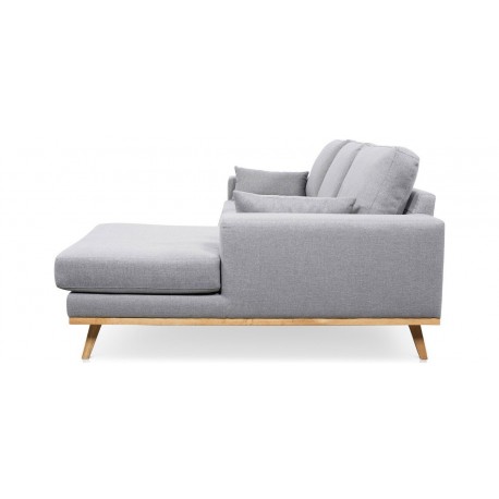 Genova chais. sofa højrevendt - Lysegrå Inari 91 OUTLET