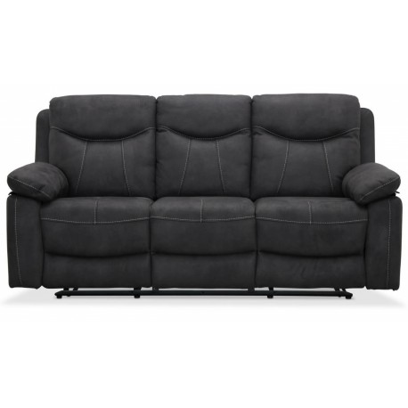 Boston recliner 3 personers Biograf sofa, grå stof