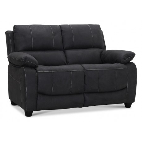 Boston recliner 2 pers. sofa - gråt stof