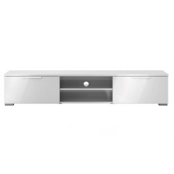 Chique tv-bord 172 cm - Hvid højglans