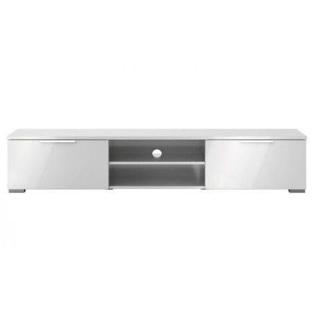 Chique tv-bord 172 cm - Hvid højglans