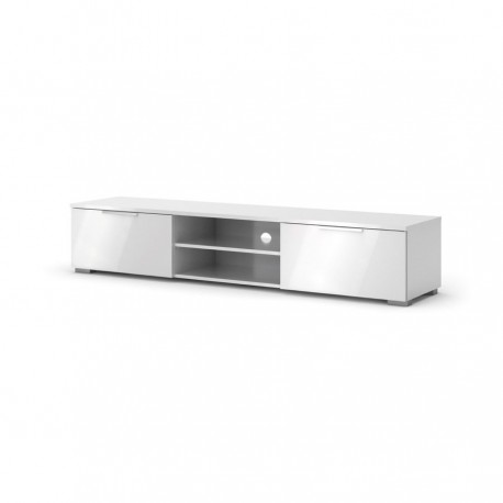 Chique tv-bord 172 cm - Hvid højglans