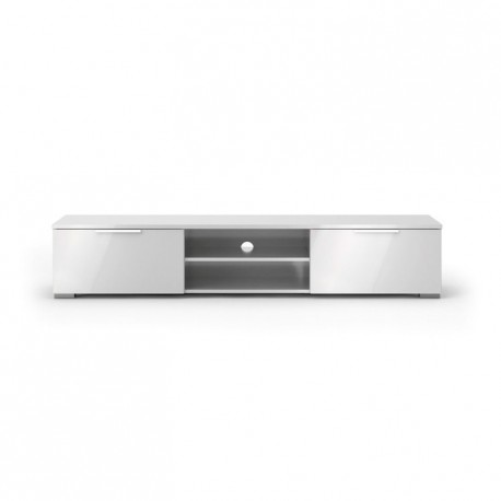 Chique tv-bord 172 cm - Hvid højglans