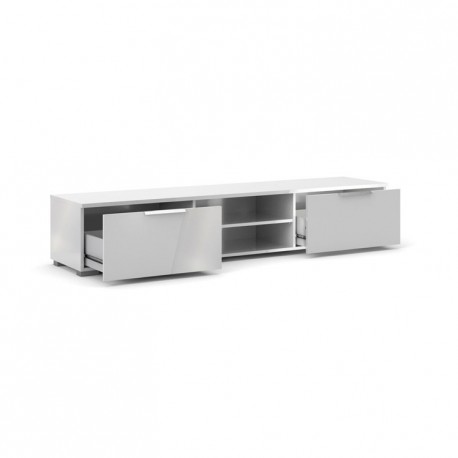 Chique tv-bord 172 cm - Hvid højglans