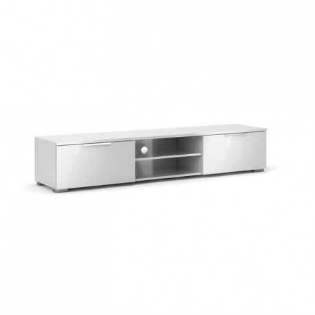 Chique tv-bord 172 cm - Hvid højglans