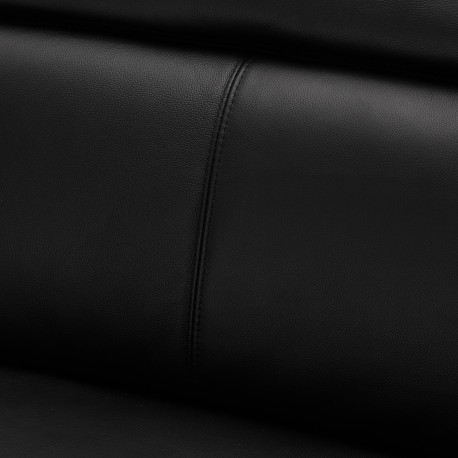 Alexa 1-Personers sædemodul Armless Sort Læder