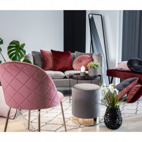 Geneve Spisebordsstol Rosa Velour