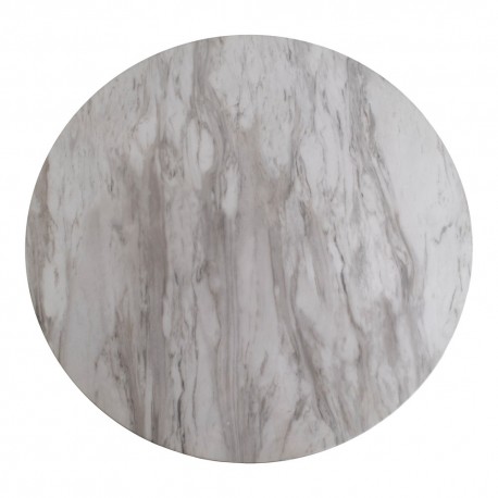 Bolzano Spisebord Hvid Ø110 cm