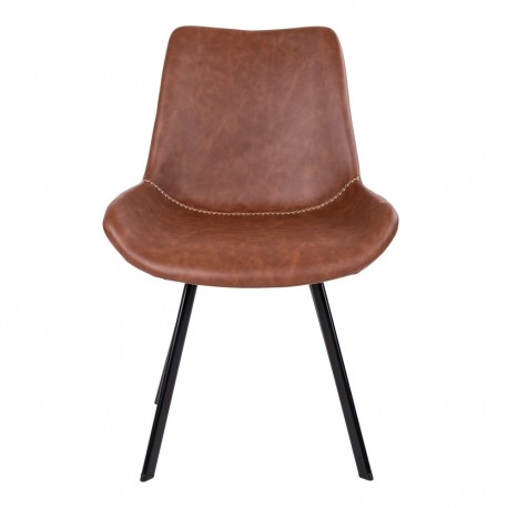 2 x Drammen Spisebordsstole - Cognac