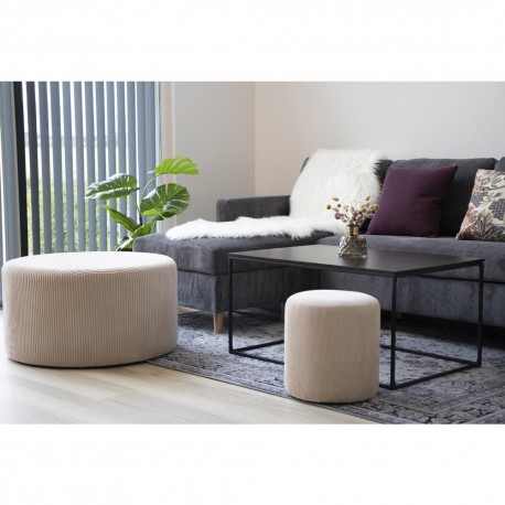Vita Sofabord Sort 90 x 60 cm
