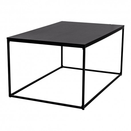 Vita Sofabord Sort 90 x 60 cm