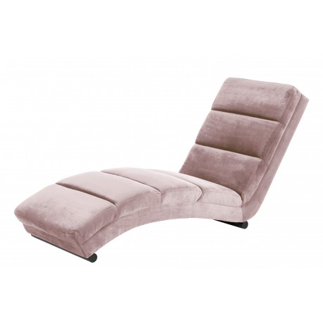 Slinky Chaiselongue støvet Rosa velour