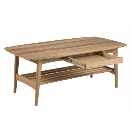 Emma Sofabord 130 x 70 cm - Massiv eg oliebehandlet