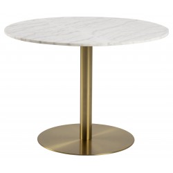 Corby Spisebord hvid Ø105 cm
