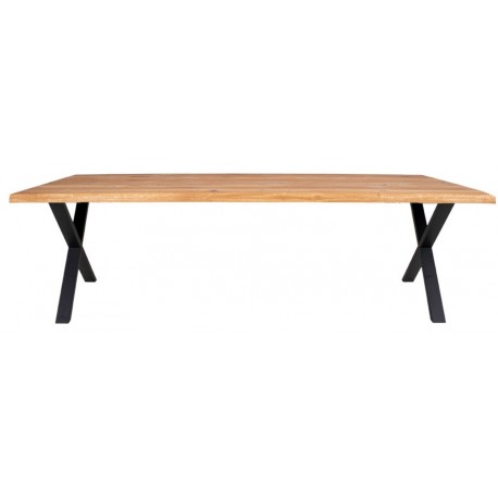 CURVE Spisebord Olieret eg 300x100cm med bølget kant