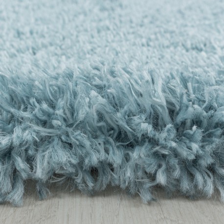 Fluffy tæppe - Blå