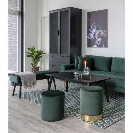 Andersen 2,5 pers soofa velour grøn