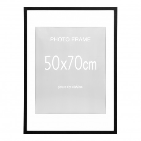 Marbella Ramme Display - Ramme 50x70, 10 stk. sort og 5 stk. natur