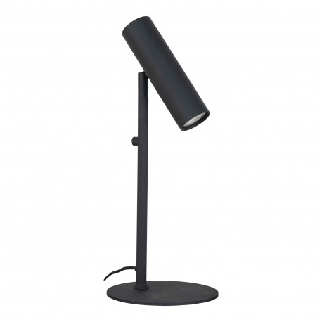 Paris Bordlampe - Lampe i sort med stofledning på 200 cm Pære: GU10/5W LED IP20