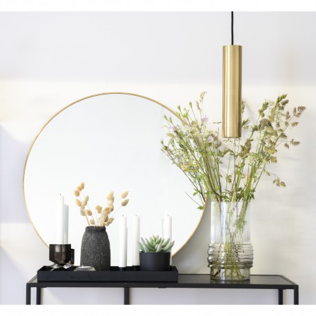 Paris Pendel - Lampe i messing med stofledning på 120 cm Pære: GU10/5W LED IP20