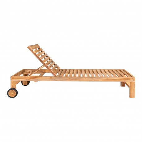 Andorra Teak Solvogn - Solvogn i teaktræ